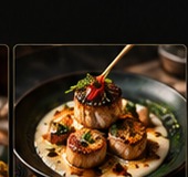Chef plated dish